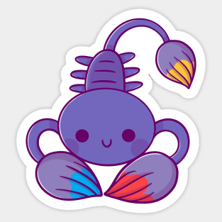 Scorpion Brushes Sticker